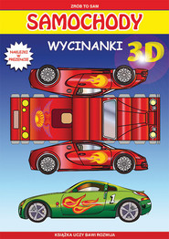 Samochody Wycinanki 3D Naklejki w prezencie