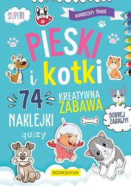 Magiczny Świat Pieski i kotki 74 naklejki     