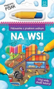 Malowanka z pisakiem wodnym Na wsi .