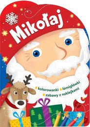 Mikołaj Świąteczne activity z wykrojnikiem