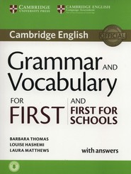Grammar and Vocabulary for First and First for Schools with answers