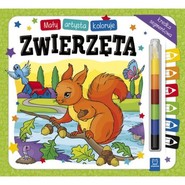 Mały artysta koloruje zwierzęta + kredka segmentowa