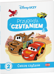 Disney Uczy Auta Przygoda z czytaniem Ćwiczę czytanie PCM-9302