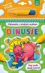 Malowanka z pisakiem wodnym Dinusie