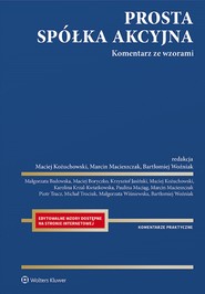 Prosta spółka akcyjna. Komentarz ze wzorami (pdf)