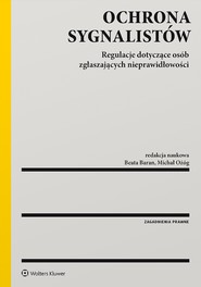 Ochrona sygnalistów. Regulacje dotyczące osób zgłaszających nieprawidłowości (pdf)