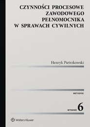 Czynności procesowe zawodowego pełnomocnika w sprawach cywilnych (pdf)