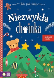 Pada pada śnieg Niezwykła choinka