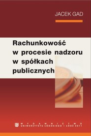 Rachunkowość w procesie nadzoru w spółkach publicznych