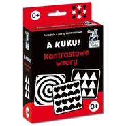 A kuku! Kontrastowe wzory. Poradnik + karty kontrastowe Karty z kontrastowymi wzorami dla dzieci od pierwszych dni życia