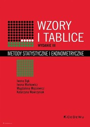 Wzory i tablice Metody statystyczne i ekonometryczne