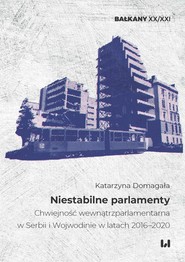 Niestabilne parlamenty Chwiejność wewnątrzparlamentarna w Serbii i Wojewodinie w latach 2016–2020