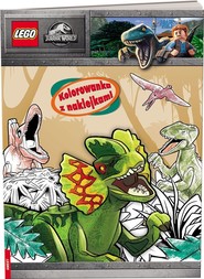 Lego Jurassic World Kolorowanka z naklejkami