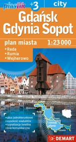 Gdańsk Gdynia Sopot + 3. Plan miasta 1:23 000