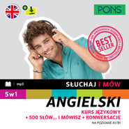 Słuchaj i mów PONS angielski pakiet 5w1 A1/B1 z nagraniami w. 2