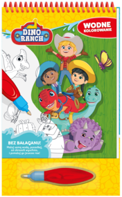 Dino Ranch. Wodne kolorowanie