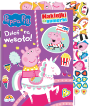 Dzień na wesoło. Świnka Peppa. Naklejki na numerki
