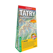 Tatry mapa panoramiczna mapa turystyczna 1:28 000 laminat 2024