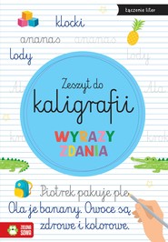 Wyrazy, zdania. Zeszyt do kaligrafii