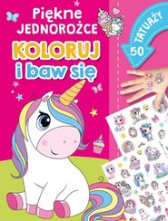 Piękne jednorożce Koloruj i baw się 50 tatuaży