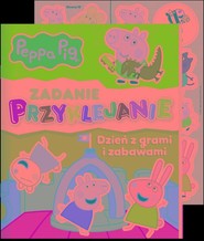 Peppa Pig. Zadanie przyklejanie Dzień z grami i zabawami