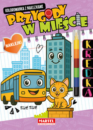 Przygody w mieście. Kolorowanka z naklejkami (modułowa kredka)