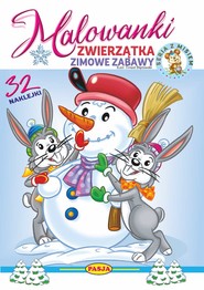 Zwierzątka- zimowe zabawy. Malowanki