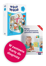 Wychowanie przedszkolne OD UCHA DO UCHA 6-latki poziom 4 Zestaw dla dziecka