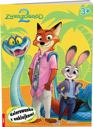 Disney zwierzogród 2. Kolorowanka z naklejkami NA-9142