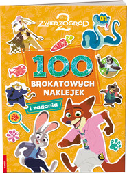 Disney zwierzogród 2. 100 brokatowych naklejek NB-9110