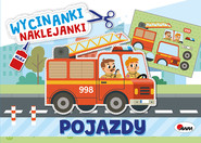 Pojazdy. Wycinanki naklejanki