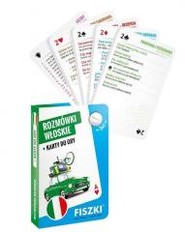 Rozmówki włoskie i karty do gry 2w1