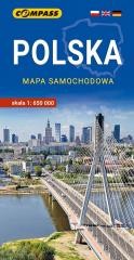 Mapa - Polska mapa samochodowa 1:650 000