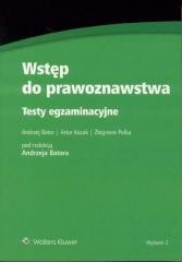 Wstęp do prawoznawstwa. Testy egzaminacyjne
