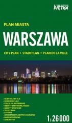 Warszawa 1:26 000 plan miasta PIĘTKA