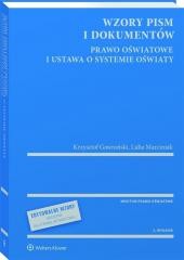 Wzory pism i dokumentów - prawo oświatowe...