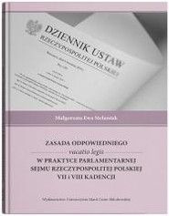 Zasada odpowiedniego vacatio legis w praktyce...