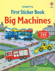 First Sticker Book. Big Machines wer. angielska