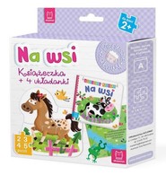 Na wsi Książeczka i cztery układanki Puzzle dla malucha