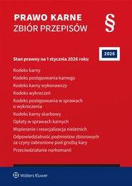 Prawo karne Zbiór przepisów. 2026
