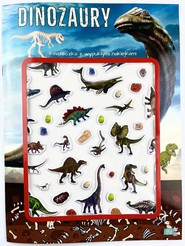 Dinozaury. Książeczka z wypukłymi naklejkami