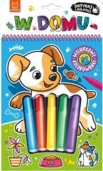 Dotykaj i koloruj Welurowe kolorowanki W domu