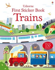 First Sticker Book Trains wer. angielska