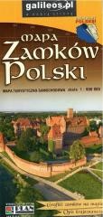 Mapa zamków Polski 1:900 000