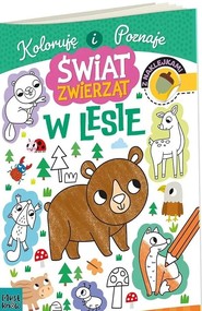 Kolorowanka a4 świat zwierząt - w lesie