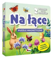 Na łące. Puzzle magnetyczne