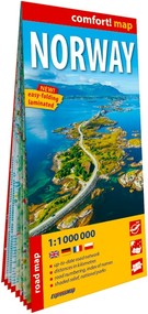 Norwegia laminowana mapa samochodowo-turystyczna 1:1 000 000