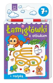Łamigłówki z ołówkiem z małpką. Od 7 lat