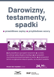Darowizny, testamenty, spadki . Prawo bez tajemnic 2/2026