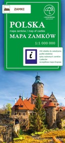 Polska mapa zamków 1:1 000 000
